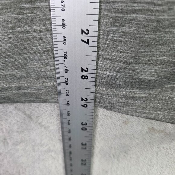 Mens G.H. Bass & Co. Heather Gray Polo Shirt Short Sleeve Polyester Stretch L - Picture 7 of 8